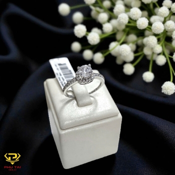 Nhẫn nữ vàng trắng (mã NN 31310)